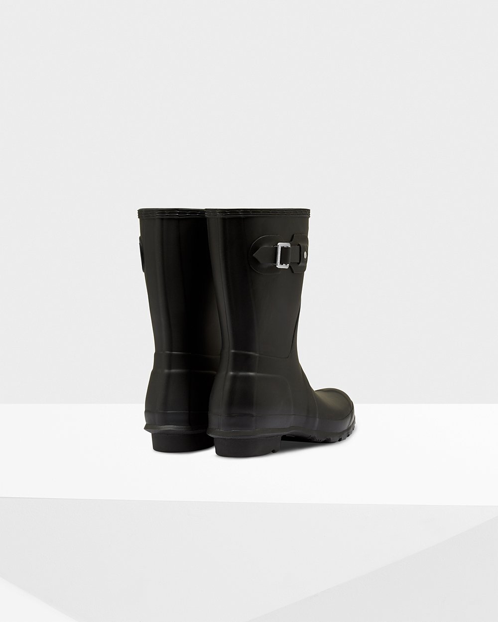 Womens Hunter Short Rain Boots Black - Original - 8375219-AZ